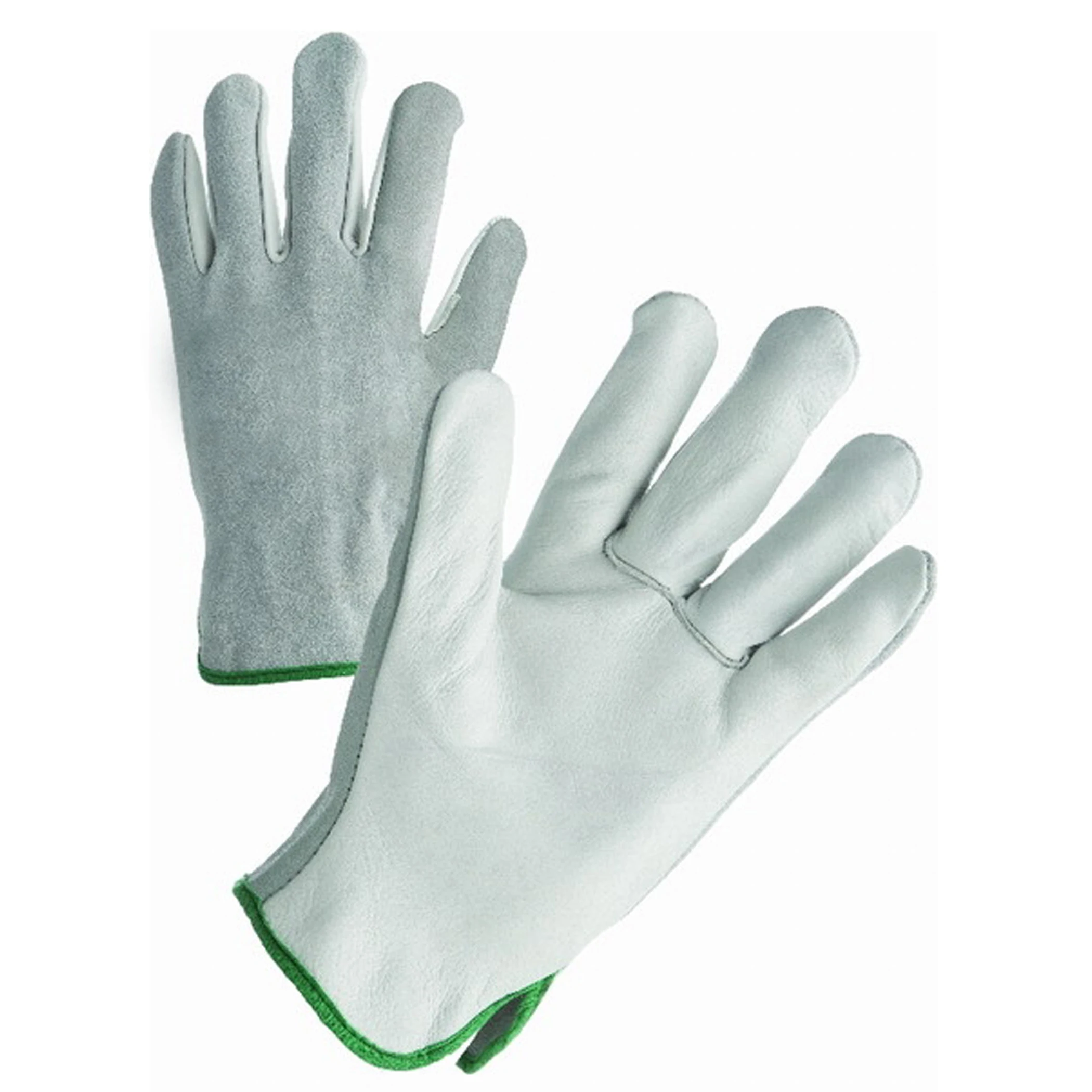 Wholesale cheap price Cowhide  Leather  Working Gloves  Goatskin leather safety  gloves for  Workers