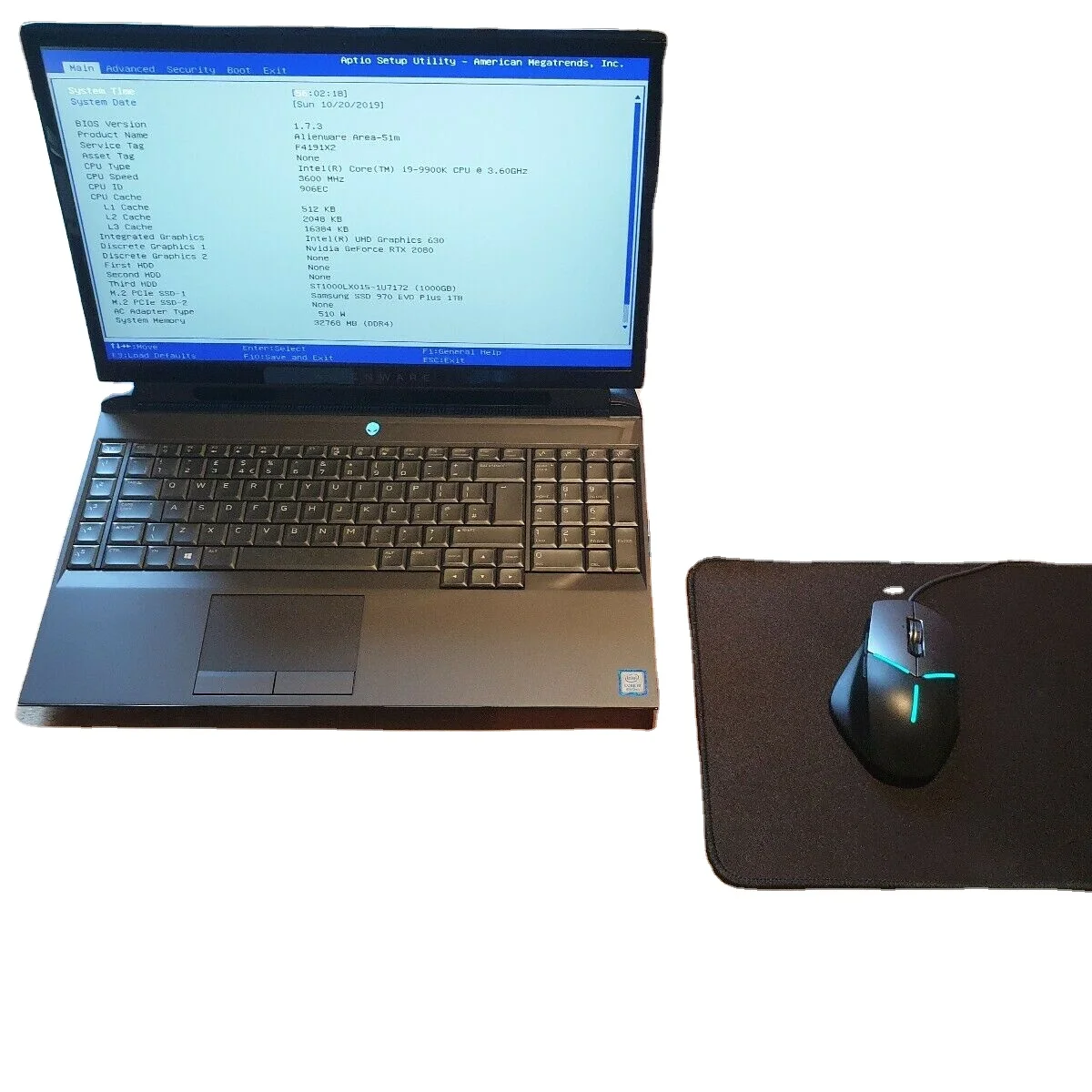 BEST SALES OFFER 2 GET 1 FREE for New MKAU Gaming Dells Alienware Area-51m r2 Gaming Laptop Plus Warranty