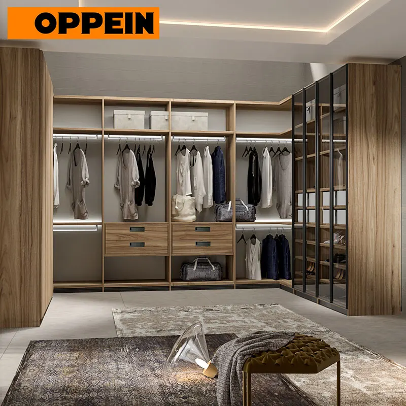  Комплект мебели для спальни из натуральной древесины OPPEIN гардеробная индивидуальные
