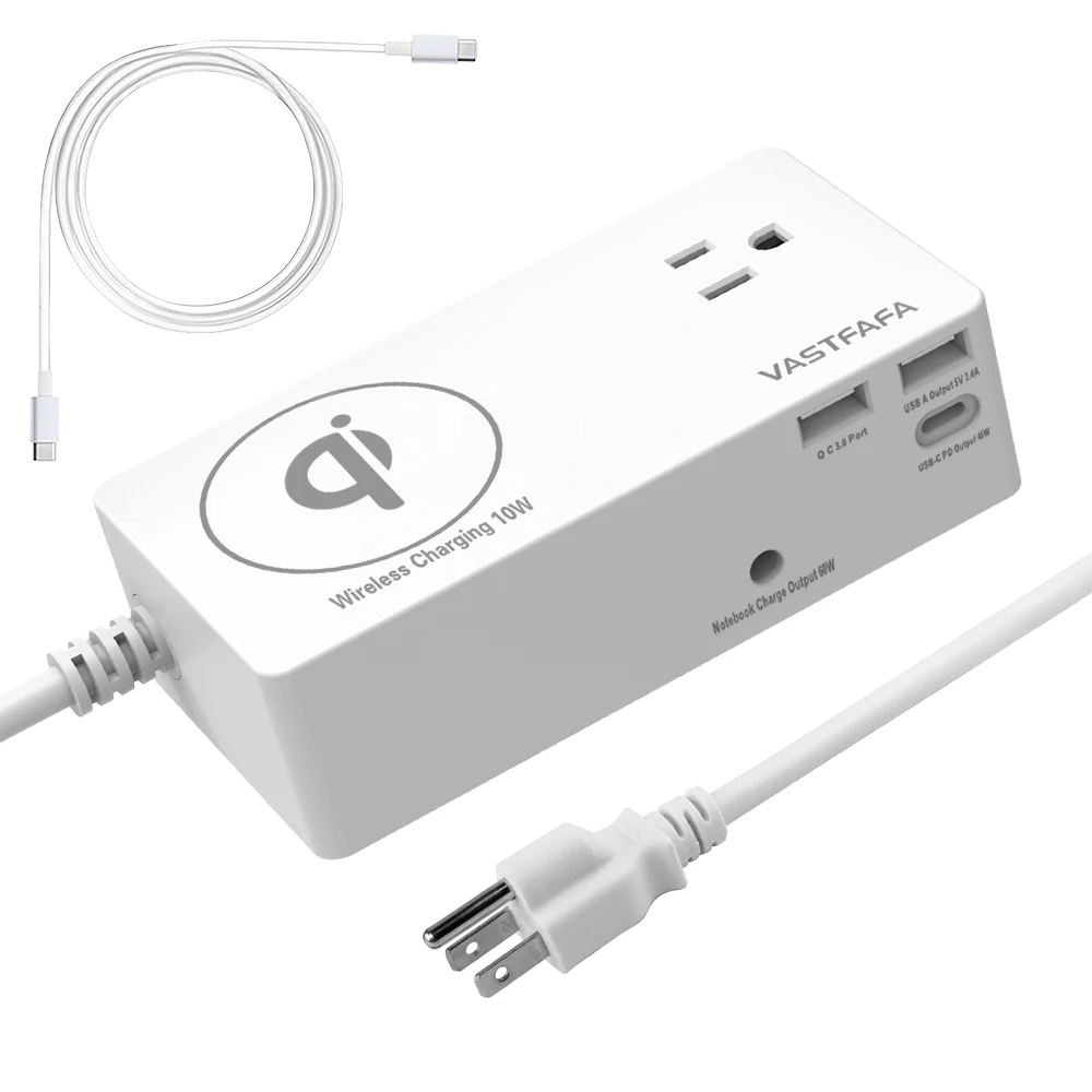 
usb type-c wireless charger station with laptop charger 