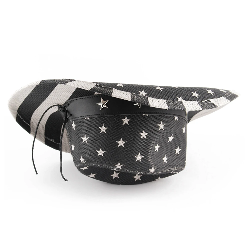 Customized Logo Personalize Fedora Hats Women Wide Brim  Light Up Cowboy Hat