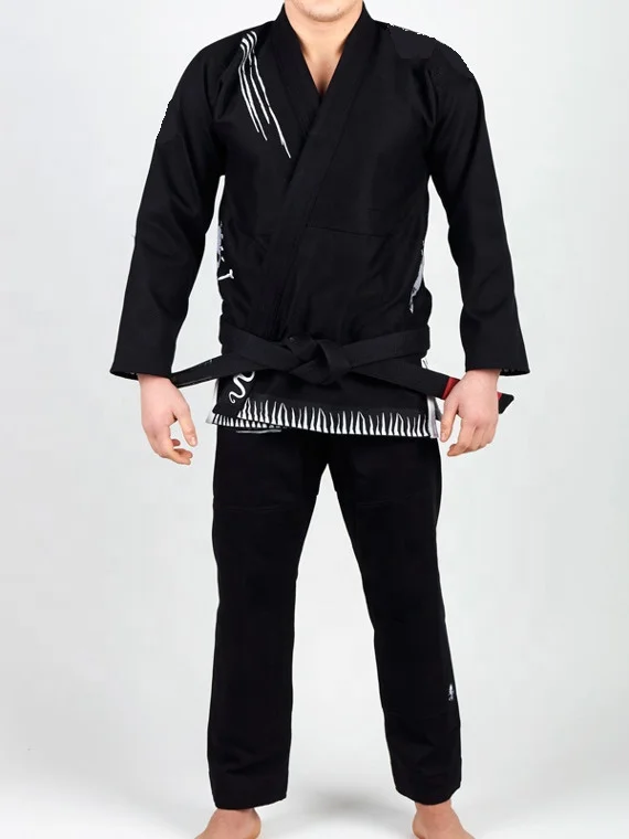 Cheap Martial Arts top quality bjj gi Brazilian Jiu Jitsu GI with Preshrunk Fabric and Free White Belt With gis