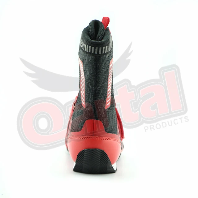 Wholesale High-Top Fashion Professional Gym Sport Men`s MMA New Style Athletic Leather Boots For Cross Training