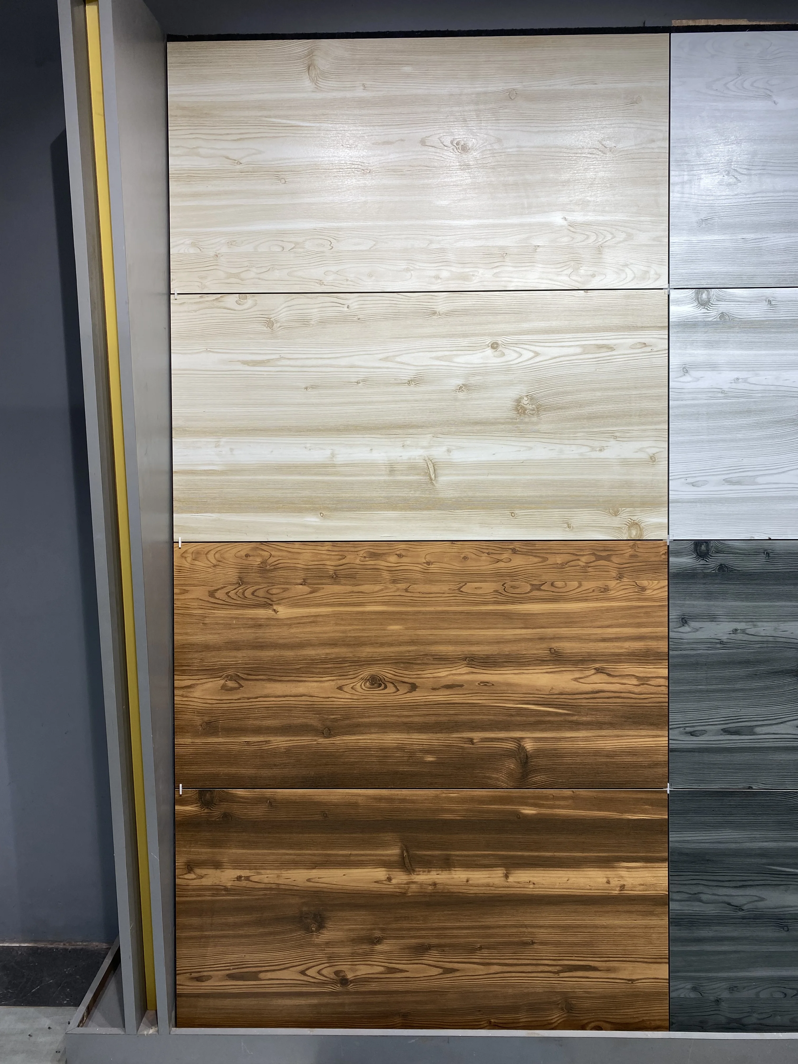 wooden glossy 600x600 floor tile natural wood with full glossy layer rectifier tile