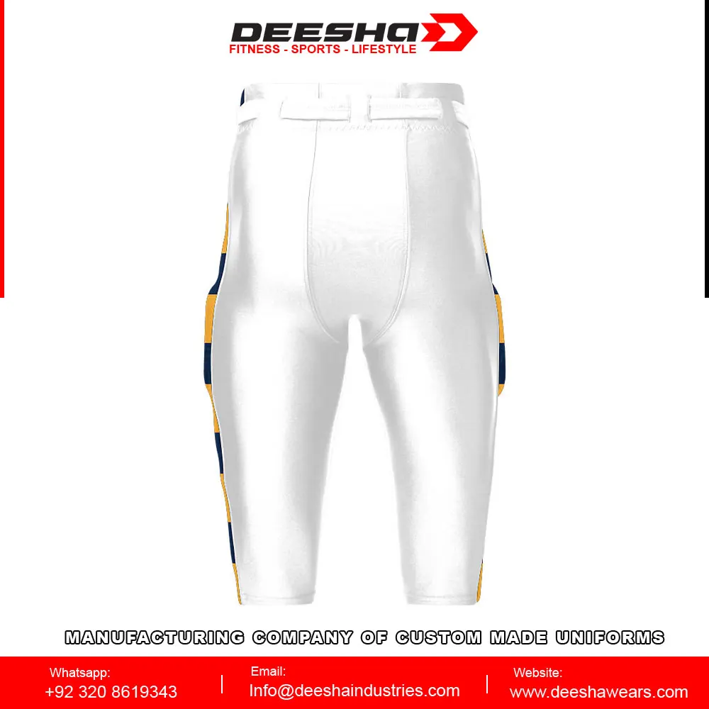 Custom Wholesale Sublimated High Quality Latest American Style Durable football pants for sale