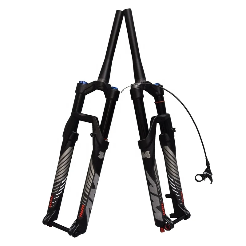 27,5 дюймовая воздушная вилка через ось, 34 трубки, подвеска, 26 дюймов, вилка для горного велосипеда, 29 дюймов, Велосипедная вилка