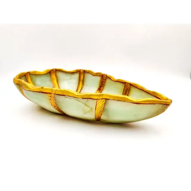 Green Aventurine Painting Bowl Gemstone Material rose quartz Bowl Product