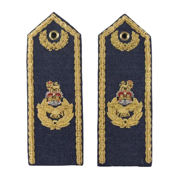 
 AIR VICE MARSHALL AND ABOVE  SHOULDER BOARD EPAULETTE - ROYAL AIR FORCE REGIMENT - RAF BADGE  