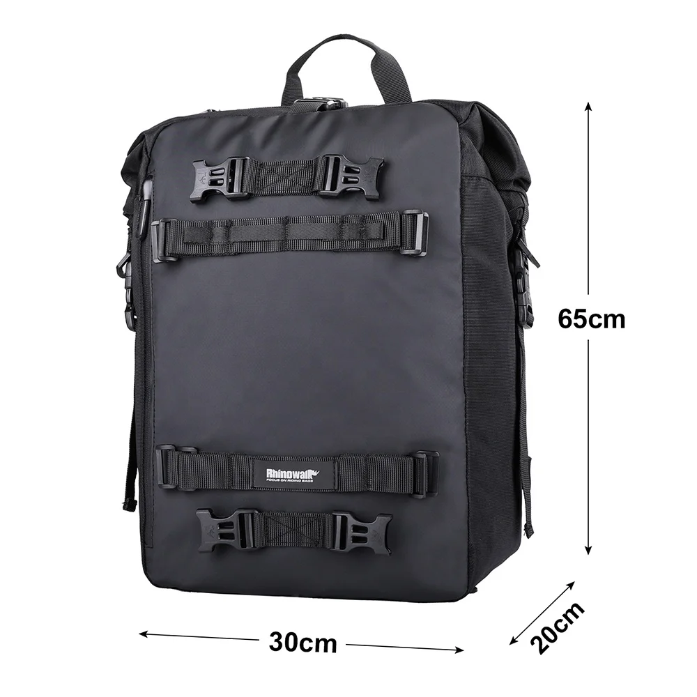 Сумка-багажник для мотоцикла Rhinowalk OEM 30 л сумка на сиденье рюкзак Pannier багаж путешествий с