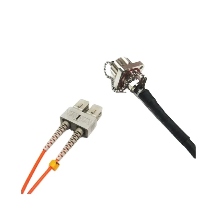 Outdoor 2F 4Core ODC SX MM Fiber Optic 3M Patch Cord With Female And Male Connector For FTTA And Broadcast Network