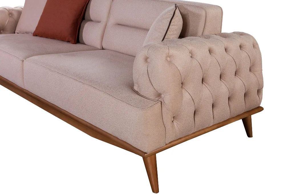 sofa set living room furniture with four set 1x triple sofas 1x double sofa 2x single bergeres
