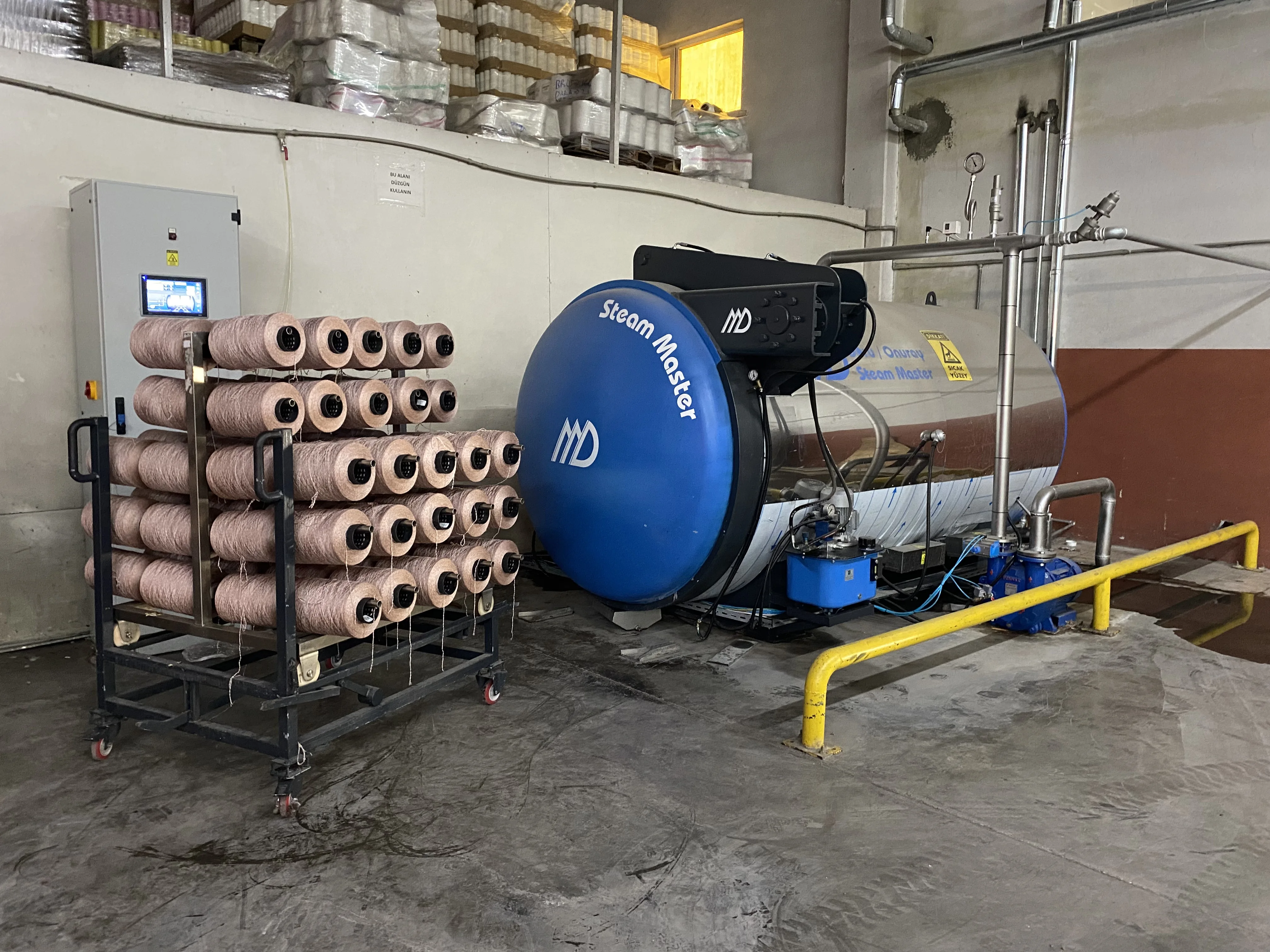 Yarn Fixing Conditioning Machine