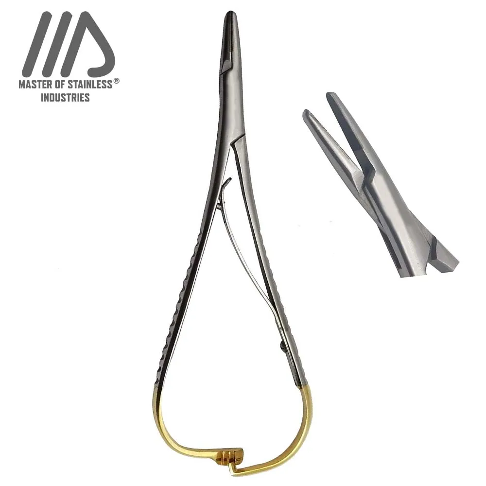 Эластичные плоскогубцы 5 дюйма держатель иглы разделитель лигатуры эластомерные Ортодонтические инструменты