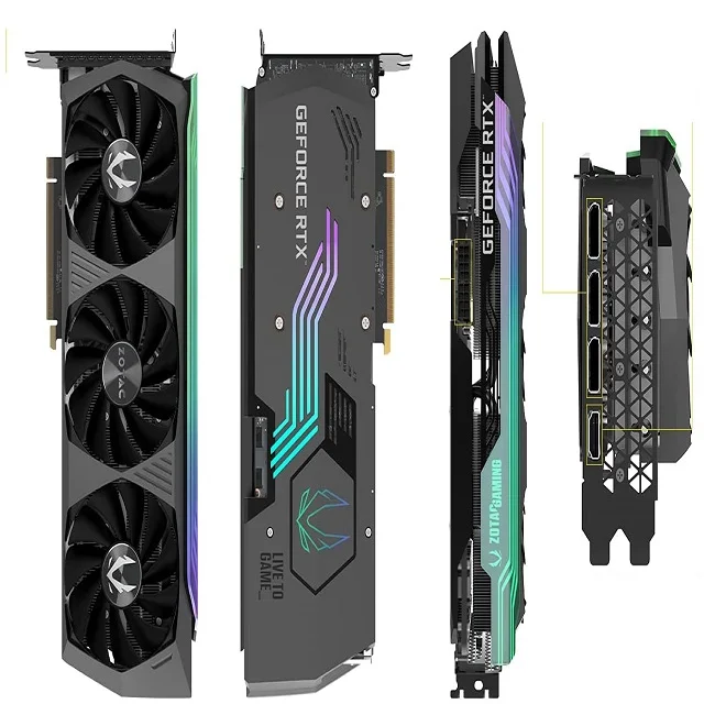 
BUY 5 GET 3 FREEZOTAC Gaming GeForce RTX 3080 Ti AMP Holo 12GB GDDR6X 384-bit 19 Gbps PCIE 4.0 Gaming Graphics Card 