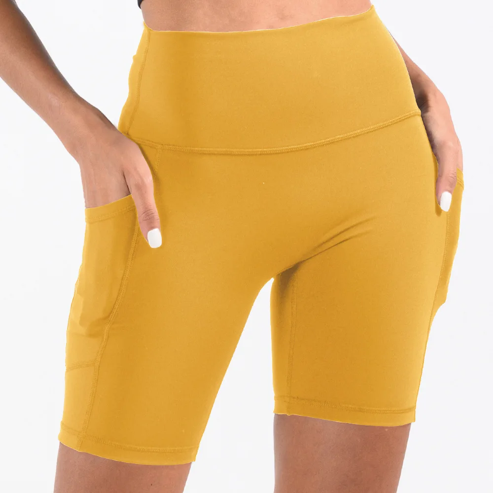 High Quality New Fashion hot sale women shorts side pocket gym workout shorts