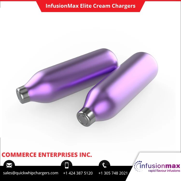 Exporting Highest Grade Dessert Tools Making Cream InfusionMax Elite Cream Charger Pallet in 100 Pack