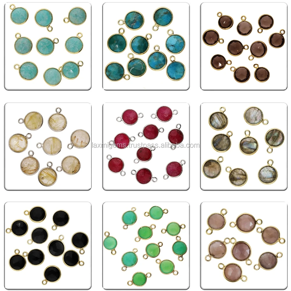 Ruby stone charms necklace pendant handmade bracelet pendant accessories