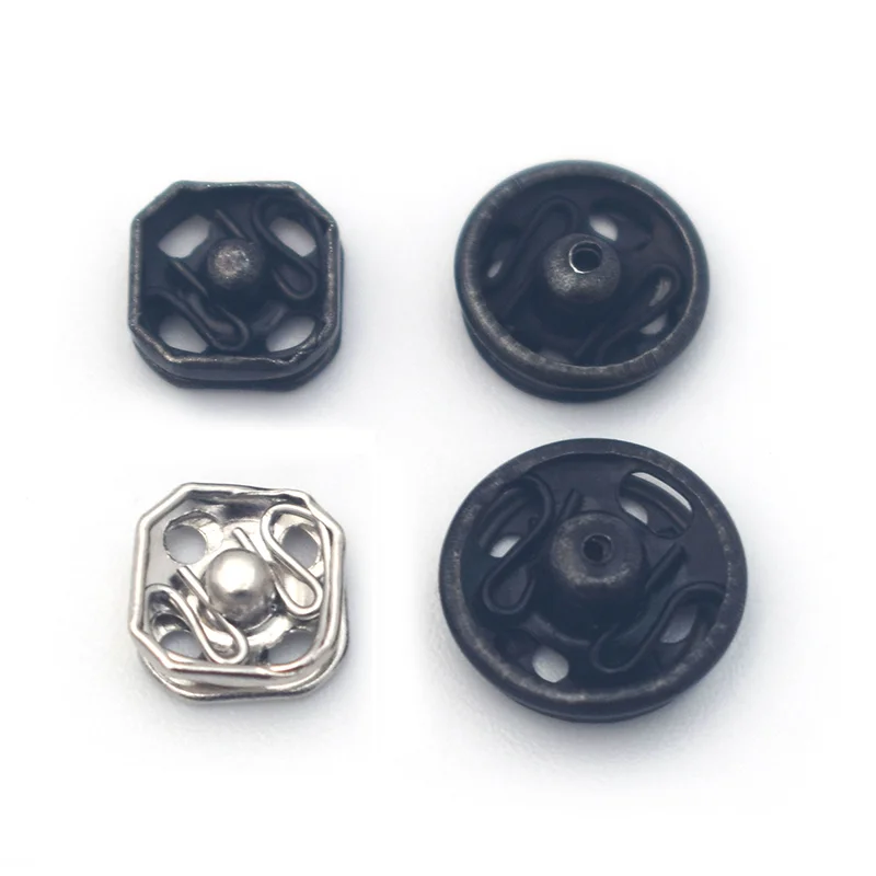 Prym 342315H Sew-on Snap Large Buttons Metal Snaps Fasteners Press Studs Buttons for Sewing