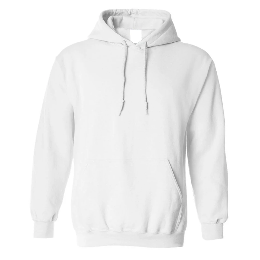 Hot Sale Men New Customized Cheap Price White Plain Hoodie