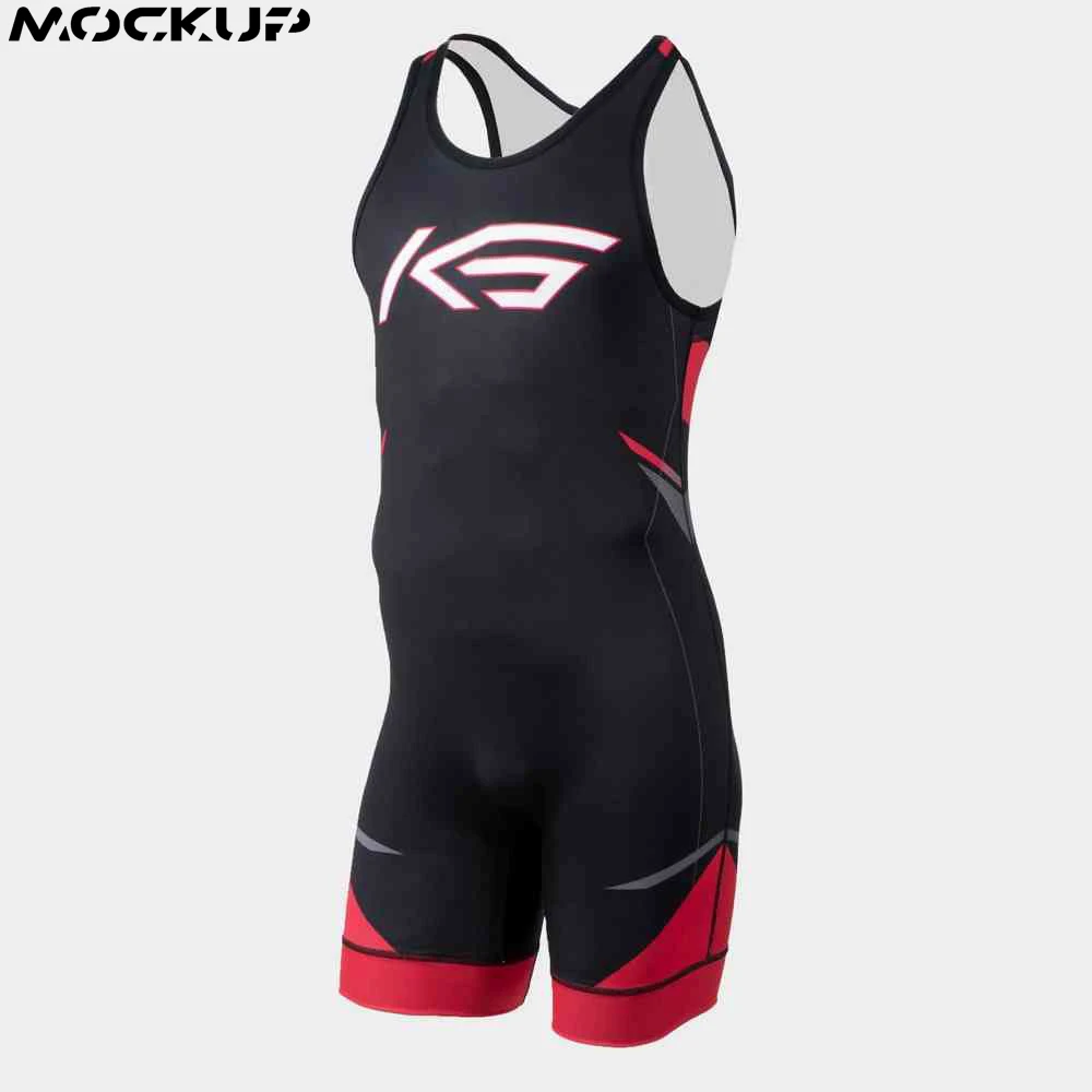 Wholesale weightlifting vest blank weightlifting suit wrestling singlet