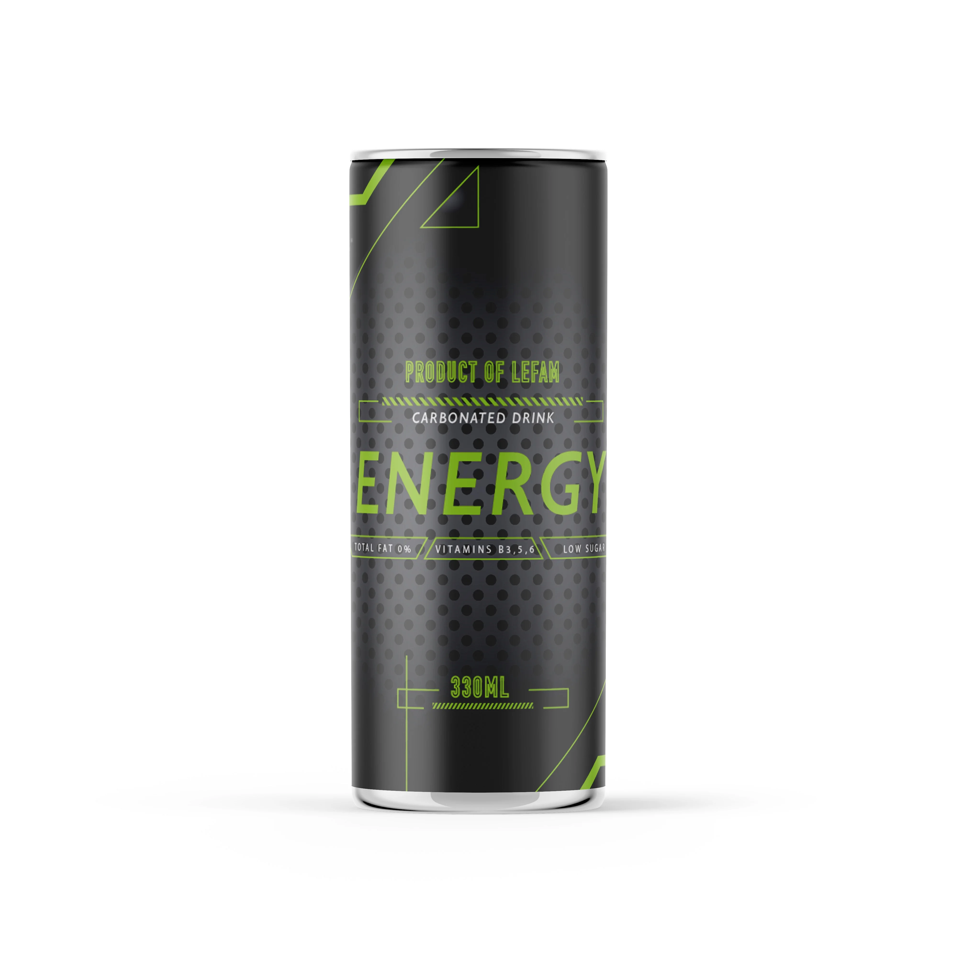 11.2 Oz Carbonated Energy Drink Alu Can Instant Drink Free Sample boost energy effectively Vietnam Beverages Hot Promotion