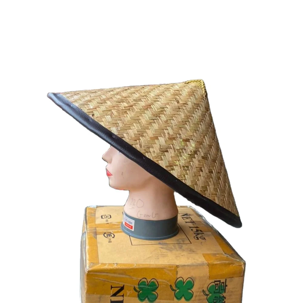 Cheap Price Eco Friendly Biodegradable  Unique Handicraft Making Vietnamese  Bamboo Hat 2021