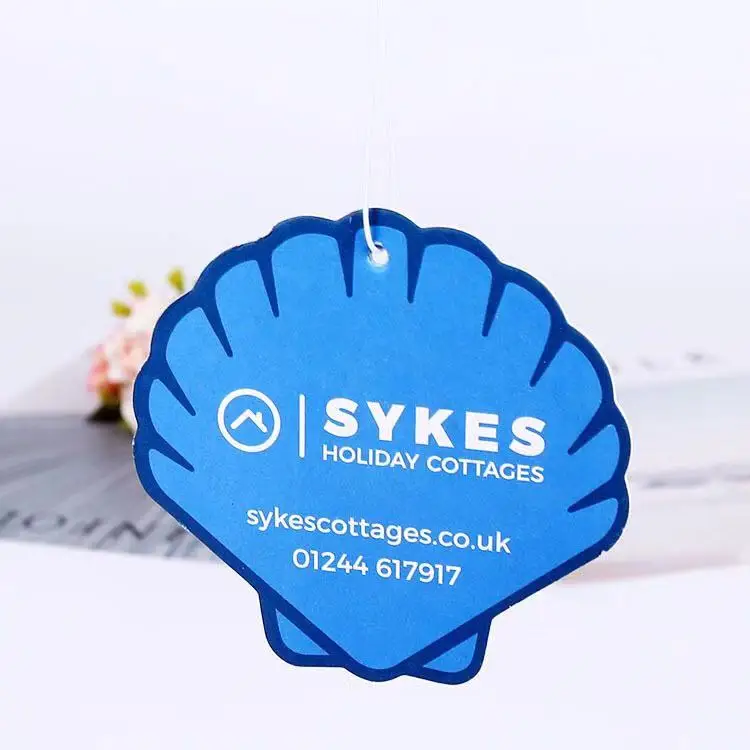 
Customized air freshener Promotional Paper Air Freshener for car with various scents 