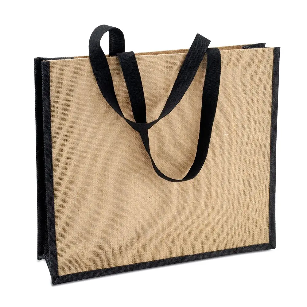 Jute Handle Bag Supplier Custom Plain Manufacturers Jute Tote Bag Shopping Wholesale from Bangladesh