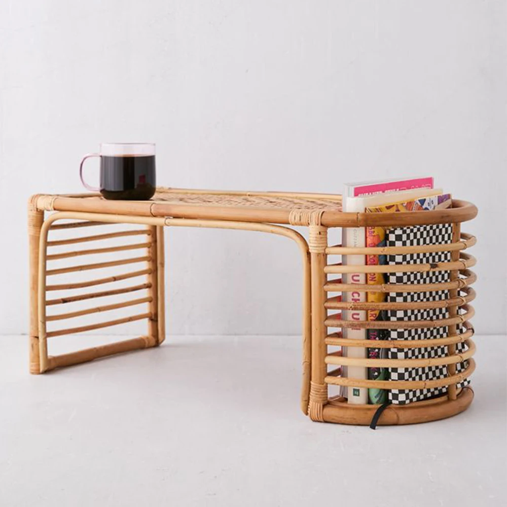 Ротанговый столик-поднос оптом от вьетнамского поставщика, Лидер продаж