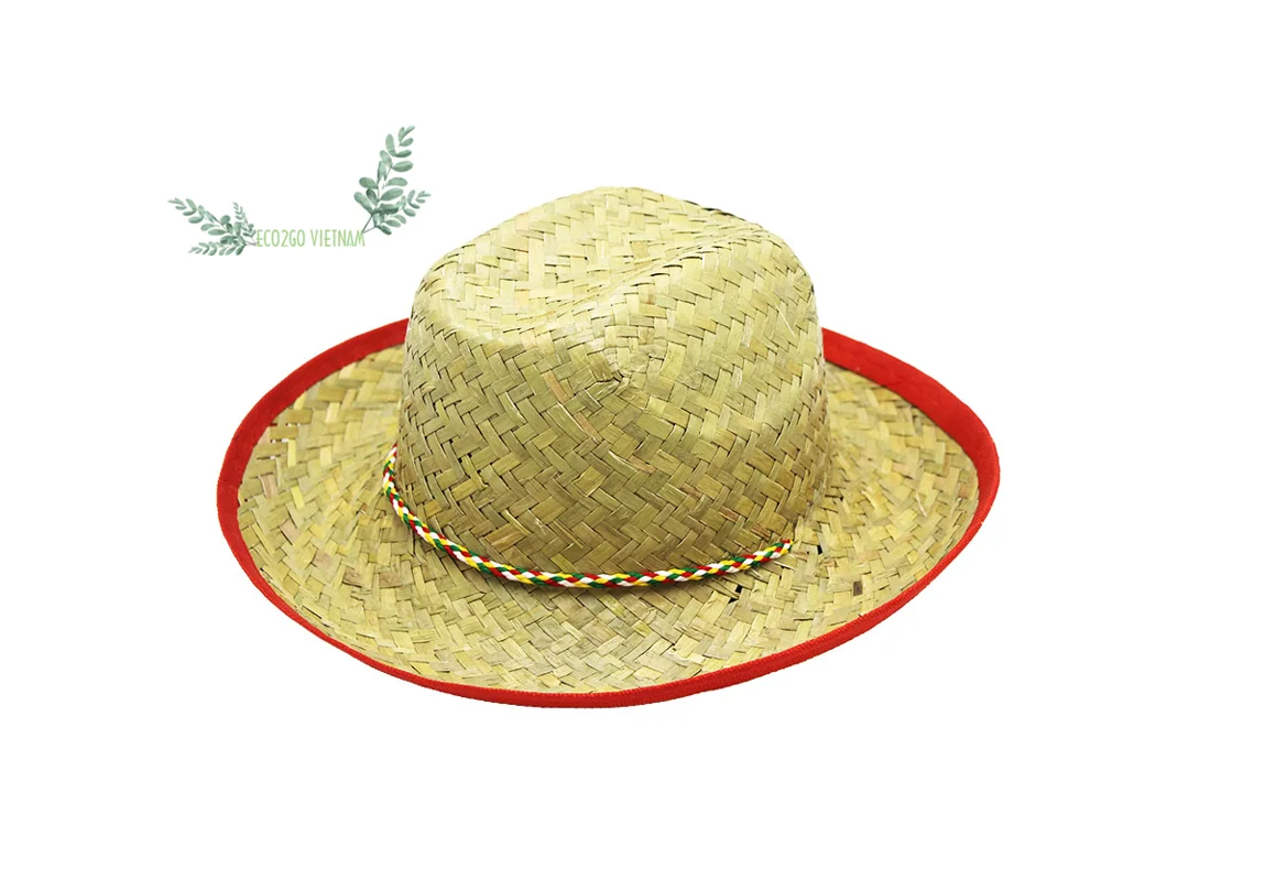 High Quality Design Fashion Wholesale Summer Spring Natural Straw Hats Custom Patch Sun-Proof Outdoor Straw Beach Hat