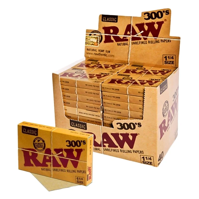 
RAW CLASSIC ROLLING PAPERS KING SIZE SLIM WITH FILTER TIPS FULL BOX ORIGINAL NEW 