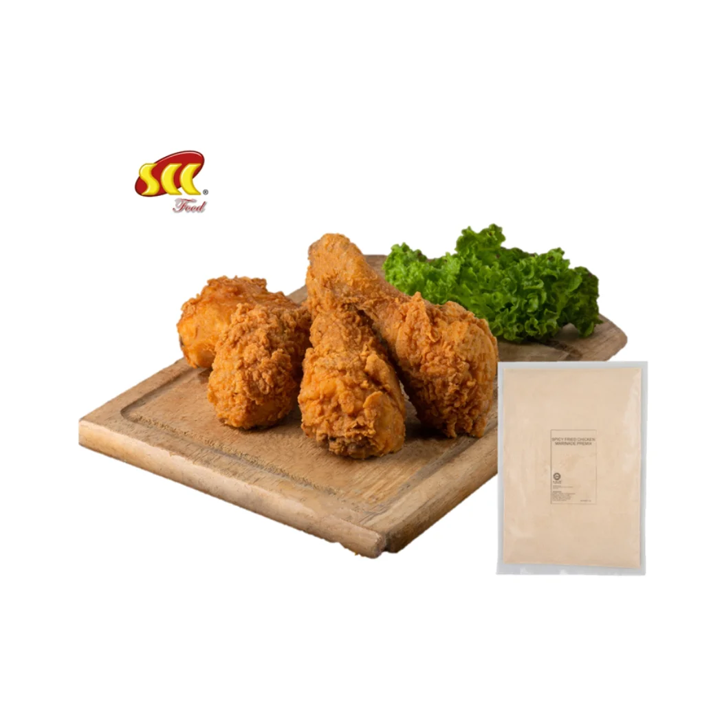 Spicy Crispy Fried Marinated Chicken Instant Seasoning Flour Powder for Halal Restaturant 1KG Wholesale Malaysia