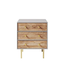 Best Quality Carlos Bed Side Solid Teak or Mahogany Wood Bedroom Furniture