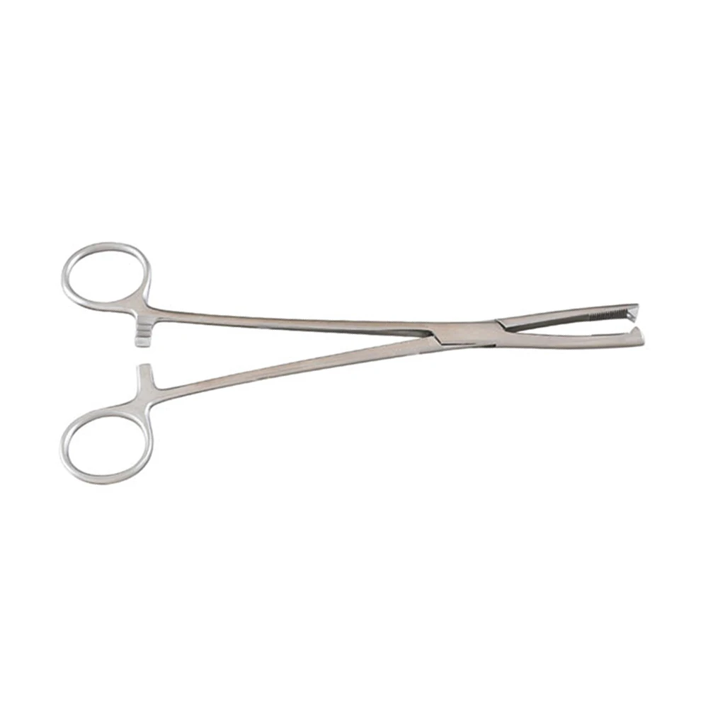 HIGH QUALITY STAINLESS STEEL JACOBS UTERINE VULSELLUM FORCEPS 21.6CM STRAIGHT SERRATED JAWS 2 X 2 TEETH GYNECOLOGY INSTRUMENTS