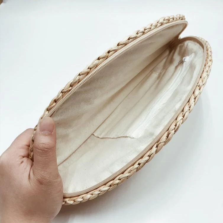Trendy seagrass hand clutch | Lovely handbag