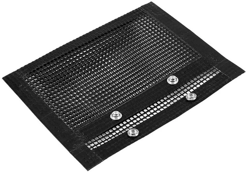 Антипригарная Сетчатая Сумка для гриля, уличная сетка для кемпинга, барбекю, выпечки, черного цвета