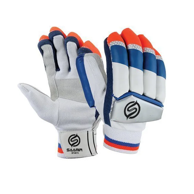 Custom Design Cricket batting gloves High quality comfortable cricket gloves / Customize logo size and color