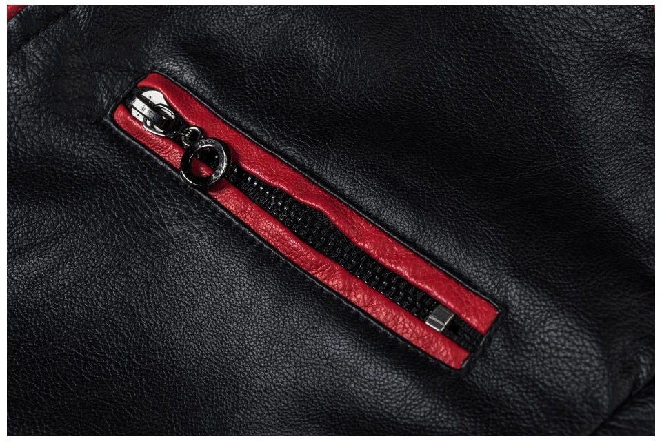 Мужская байкерская куртка из натуральной кожи черная красная на молнии заказ ручная работа 2021