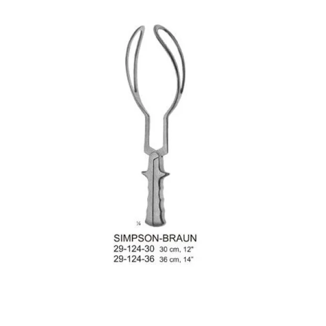  Акушерские щипцы Симпсоны-Браун