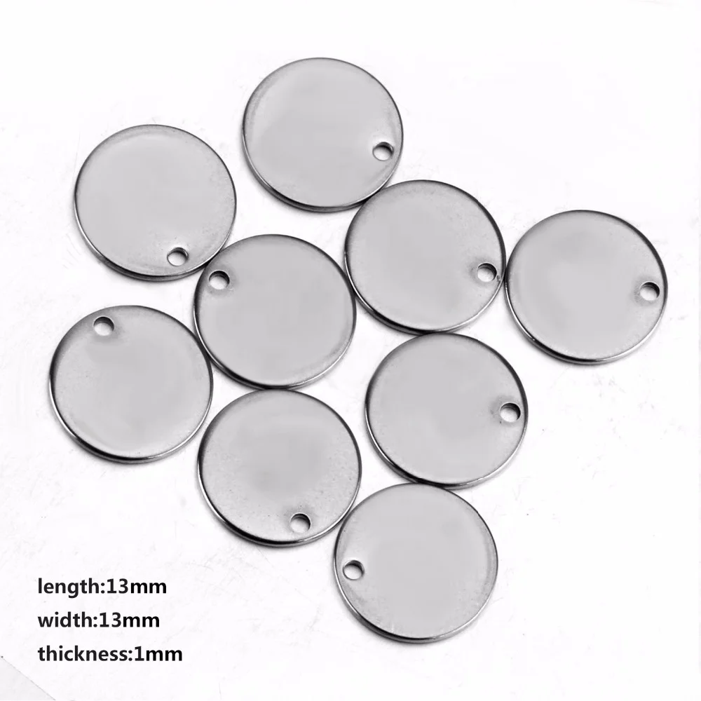 Classic Cycle Pattern Initial Stainless Steel Jewelry Pendant For Making Unisex Pendants For Necklaces