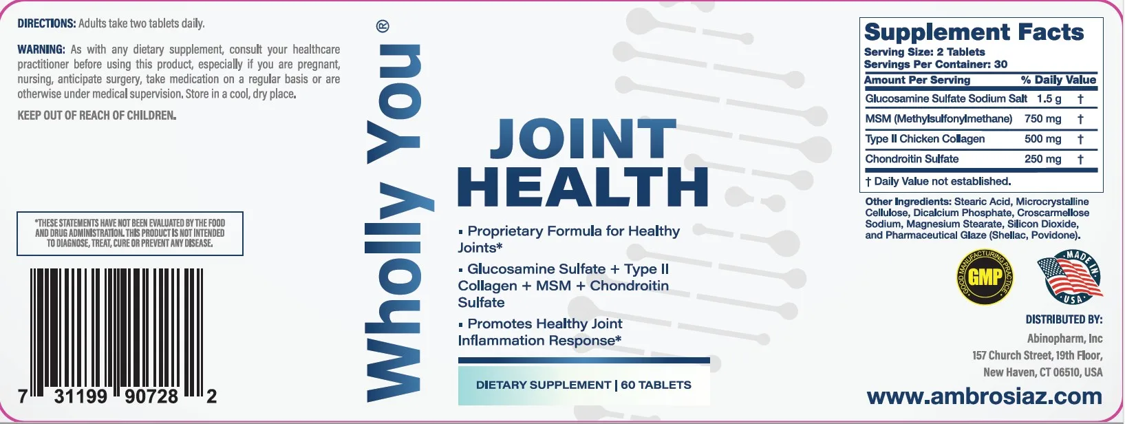 
Joint Health Tablets Quadruple Joint Nutrients Dietary Supplements Private Label 