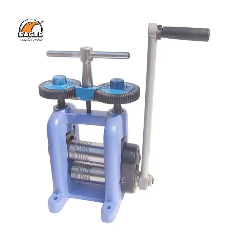 Super Strong Rolling Mills Jewellery Making Machinery Rolling Mill Hand Powered Italian Type with Gear Box