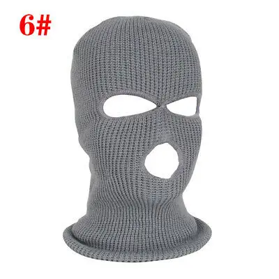 Unisex Outdoor Full Face Acrylic Balaclava Wholesale Knitted Beanie Face Masks for Sports and Fishing Custom Logo Option