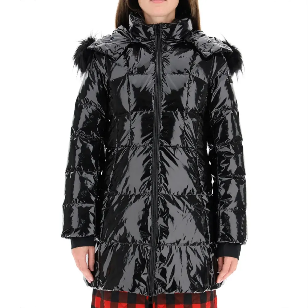 Best Selling Warm Winter Women Hooded Shiny Bubble Puffer Down Jacket for Ladies Girls and mens