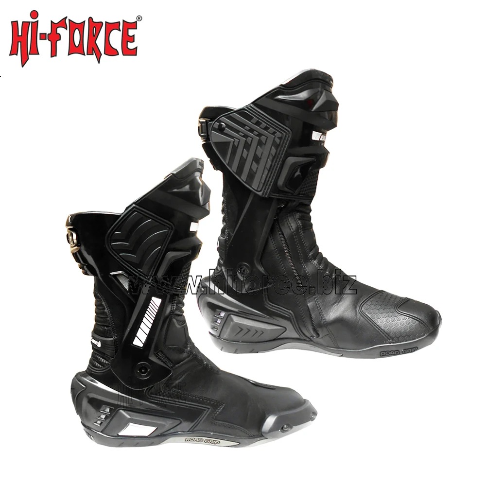 Leather boots motorcycle riding shoes mx long boot man Enduro Road Rally Motorbike Racing Boots