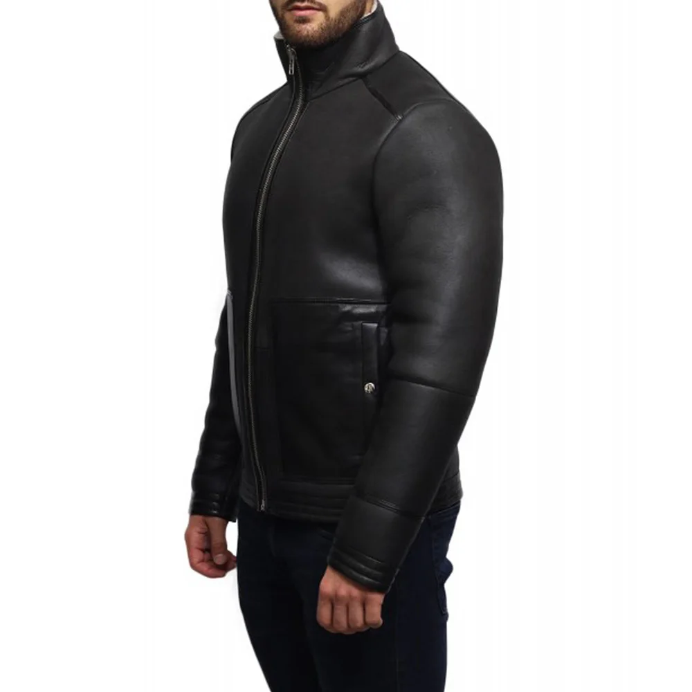 New Style Custom Shearling  Fleece Jacket Mens Winter Jacket Multi Pattern Jackets