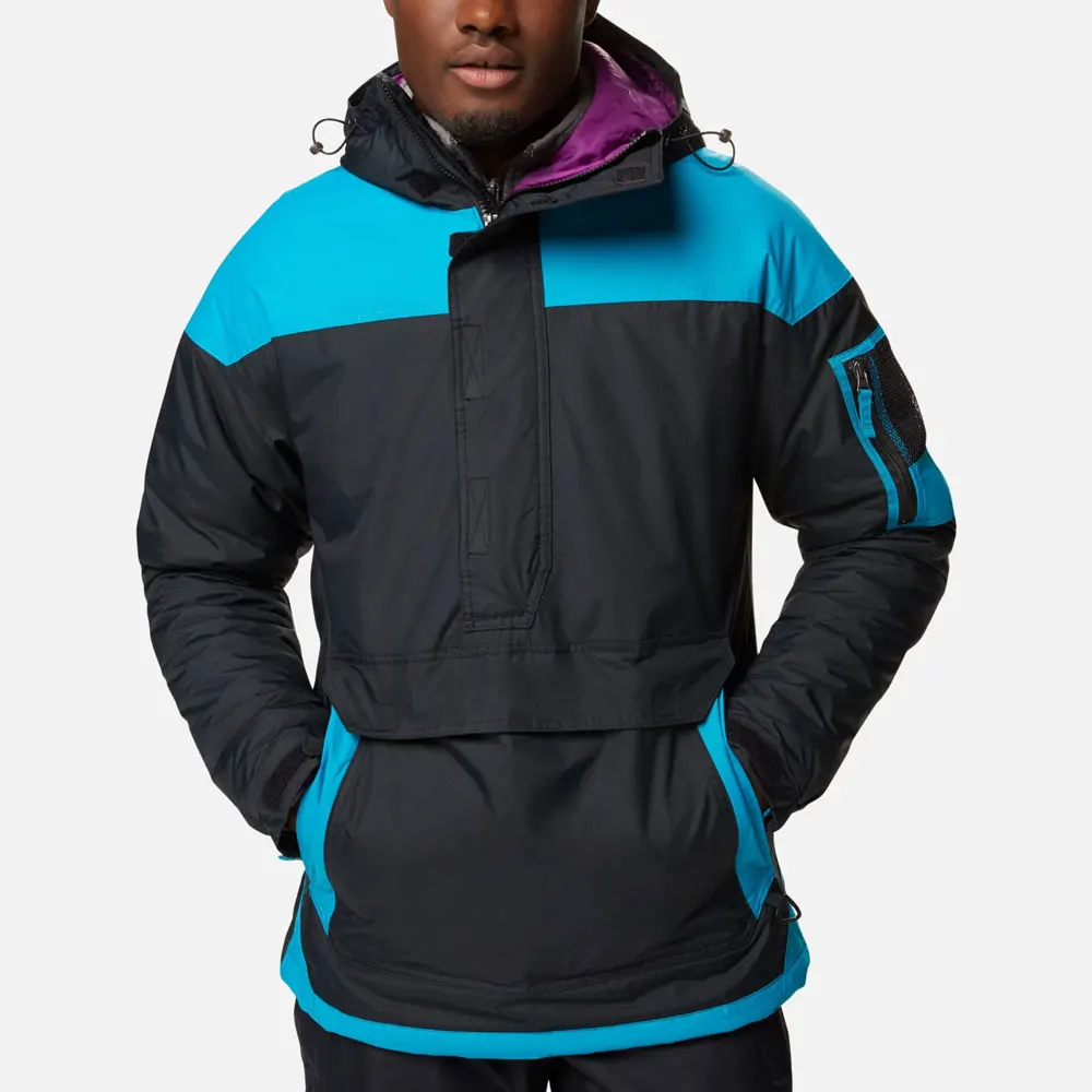 Wholesale Custom Windbreaker Hip Hop Streetwear Men 100% Polyester jackets Casual Fit Outdoor anorak Jacket man