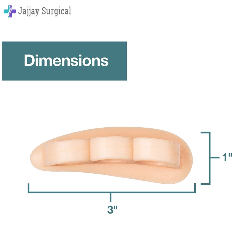 Toe Straightener and Corrector 4 Pack Soft Gel Crests Splints Reduce Foot Pain Prevent Overlap Flexible Foot care Treatment  S