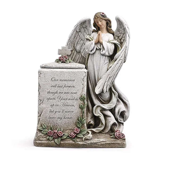 SMALL MEDIUM SIZE POLY RESIN STONE COLOR MEMORIAL GRAVE ASH BOX CINERARY CASKET FOR DIED PET ANIMAL DOG CAT PUPPY KITTY STATUE