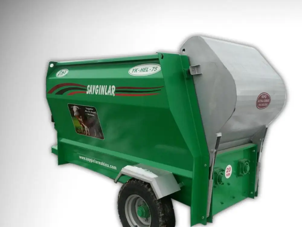 Horizontal Auger Harsh Mixer Truck For Sale Optional Digital Loadcell 6m3 Tmr Wagon Feed Mixer